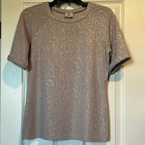 Worthington Textured Beige Top